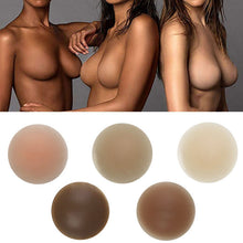 Load image into Gallery viewer, 2-pairs A001 High Quality Fashion Reusable Self Adhesive 7cm Silicone Nipple Cover

