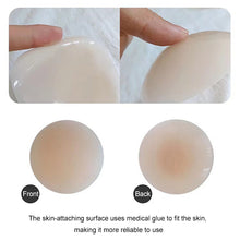 Load image into Gallery viewer, 2 pairs A002 Reusable Seamless 8cm Silicone Nipple Cover
